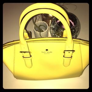 Kate Spade ♠️ Hot Yellow Tote Bag
